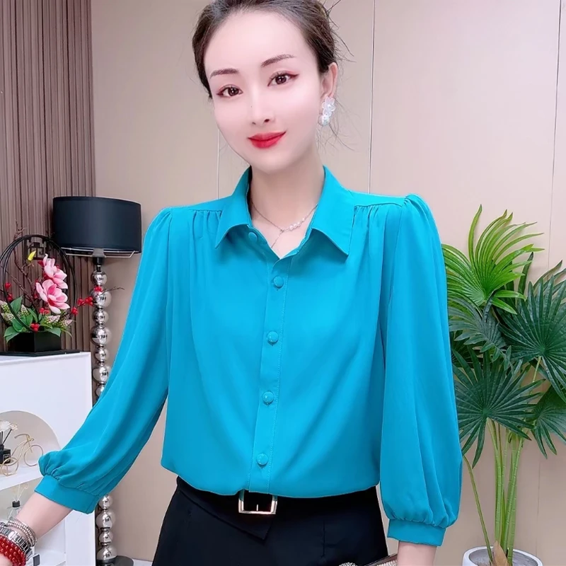 夏季妈妈衬衫女薄款中长款中老年气质外搭开衫大码纯色披肩外套薄