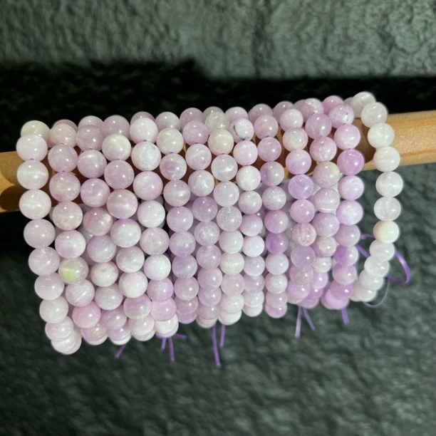 【月月家】T081天然锂辉石 紫锂辉单圈手串 多样性发其一