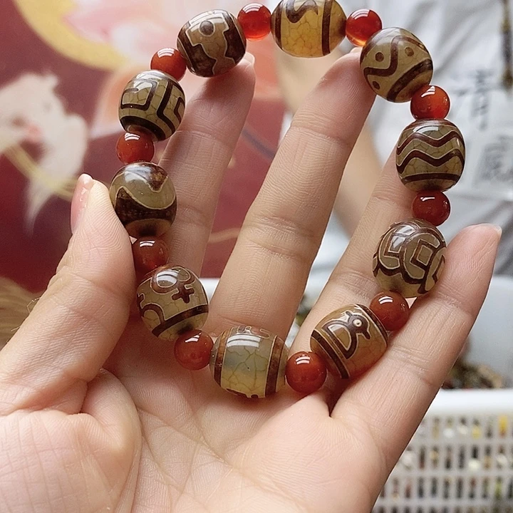 玛瑙/玉髓合金颈饰