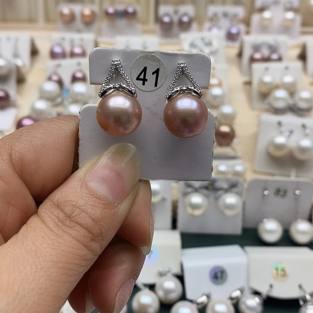 颈饰淡水珍珠银S925镶嵌