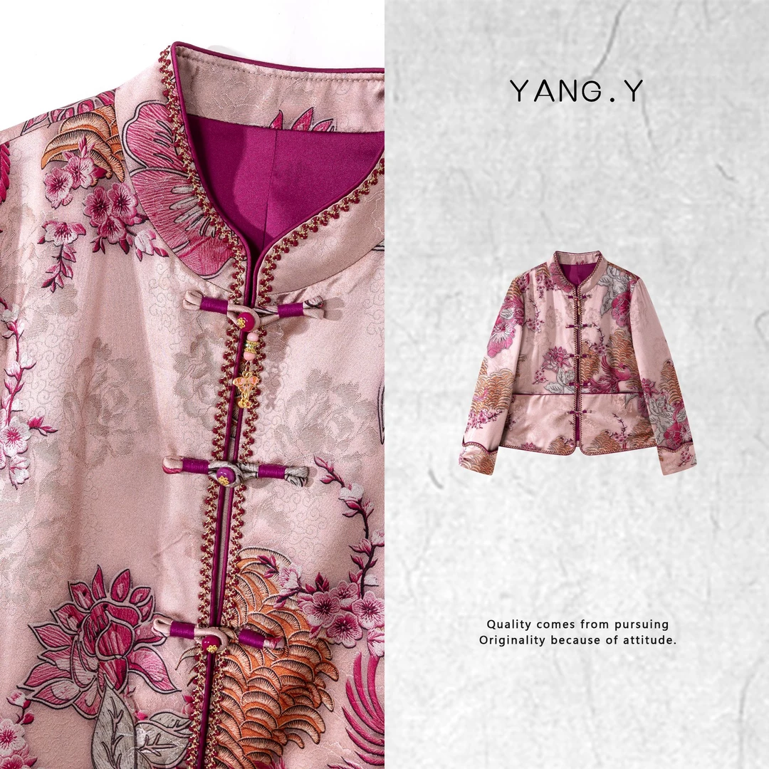 YANG.Y- 深圳原创新中式女装国风2025春款外套91295