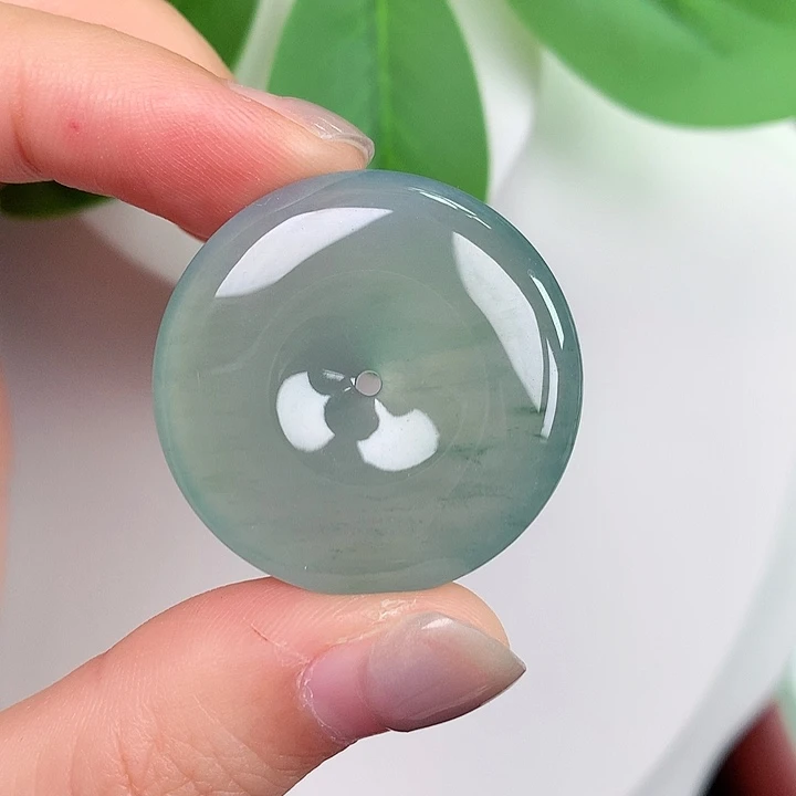 翡翠未镶嵌颈饰29.8-5.7mm