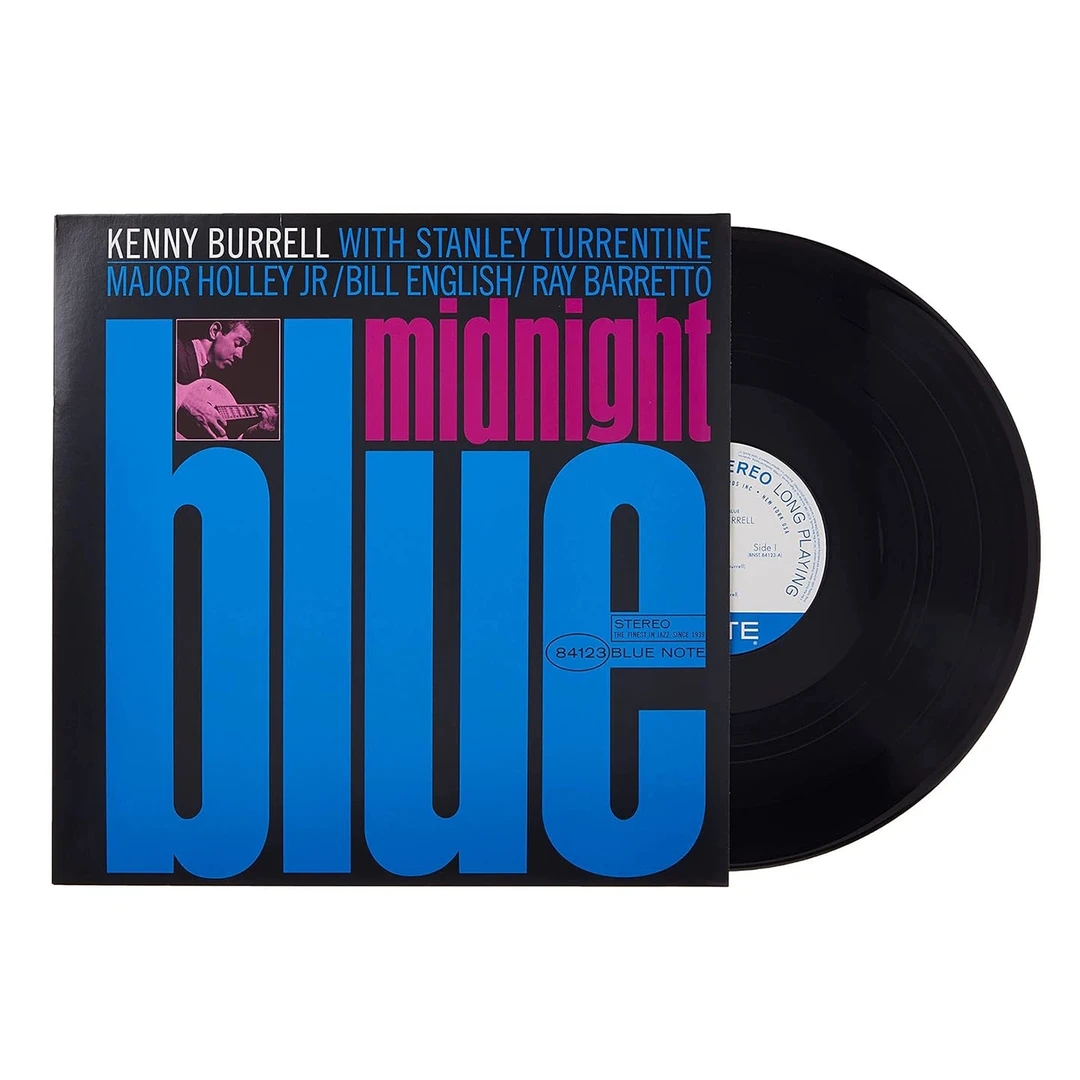 正版 KENNY BURRELL Midnight Blue 吉他爵士音乐 黑胶唱片LP碟片