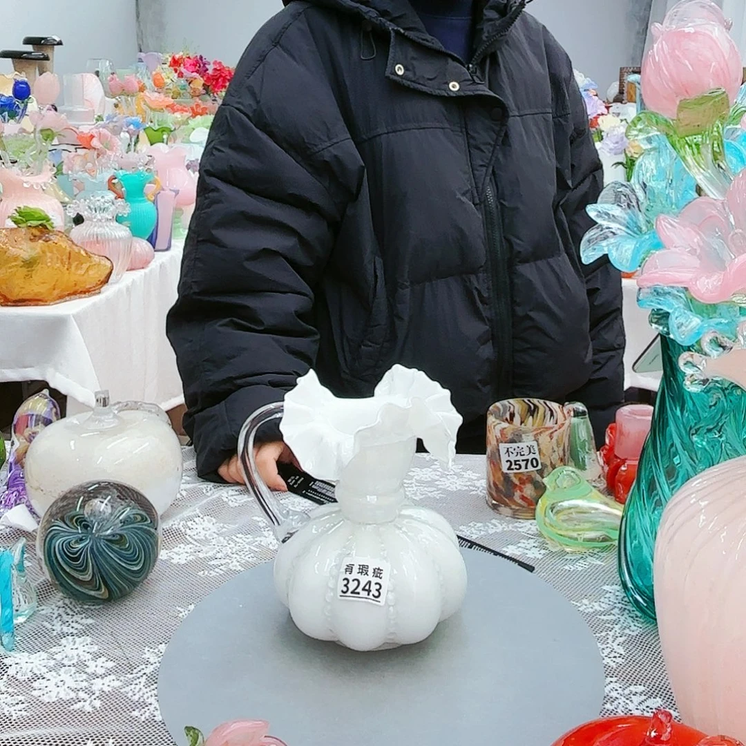 福利不退不换琉璃花瓶艺术品