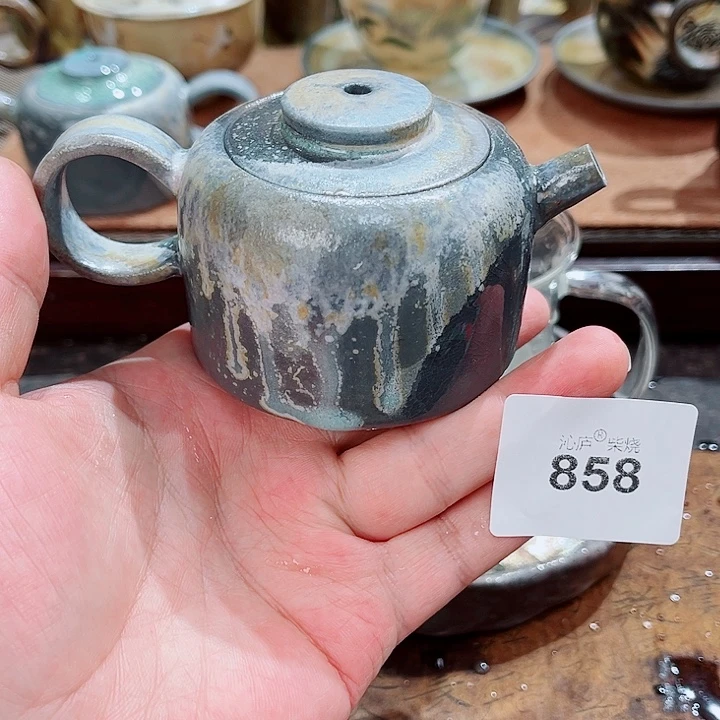 沁庐柴窑古法柴烧全手工茶具