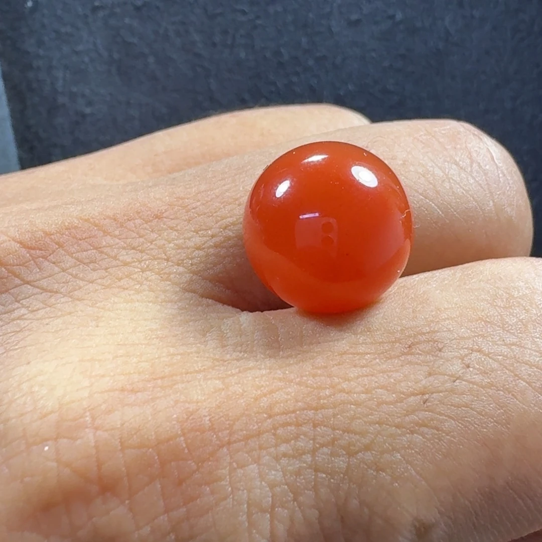 南红玛瑙未镶嵌珠子尺寸13.2