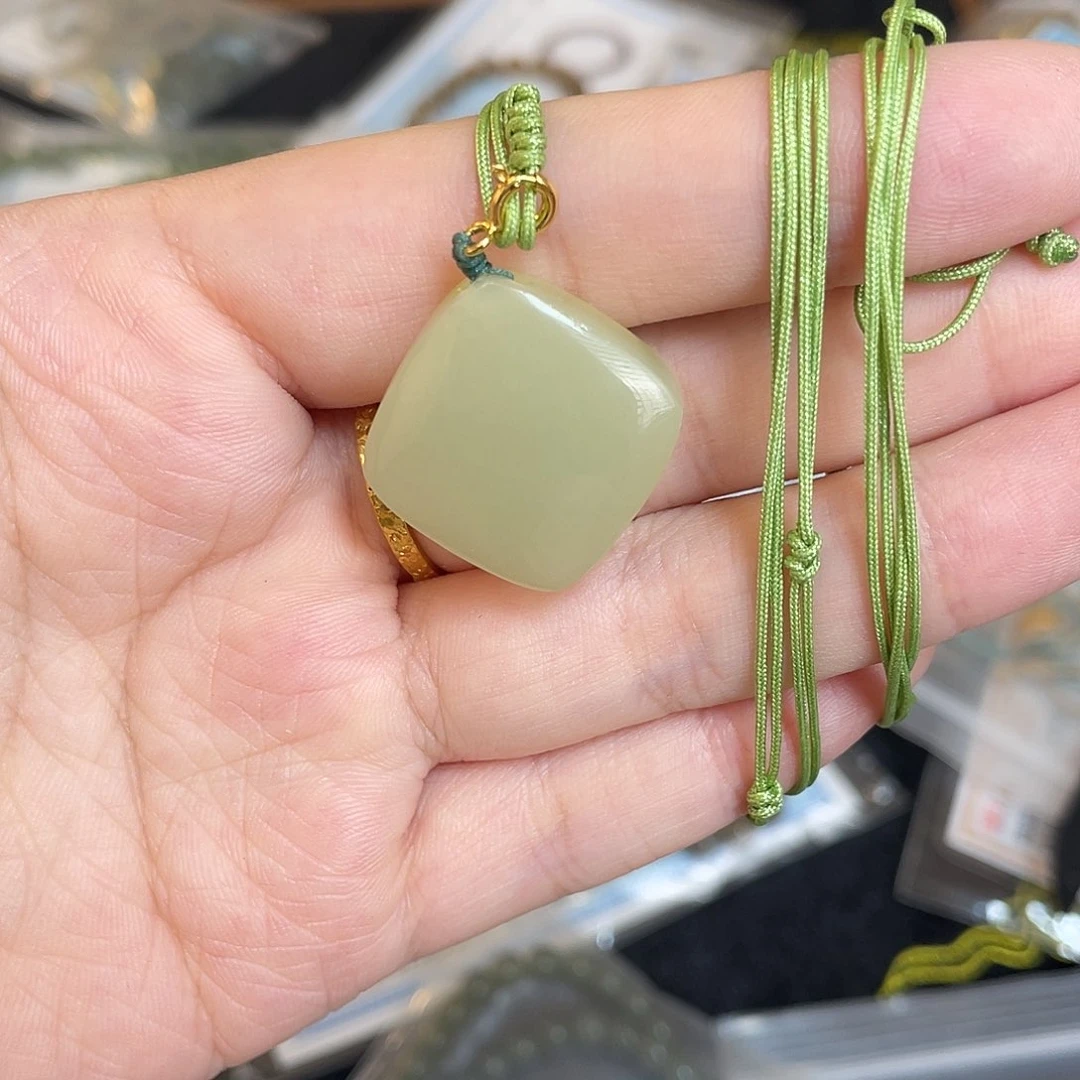 小方糖项链吊坠带绳