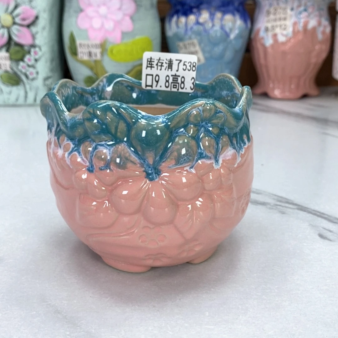 @夏西陶瓷花盆@@5538