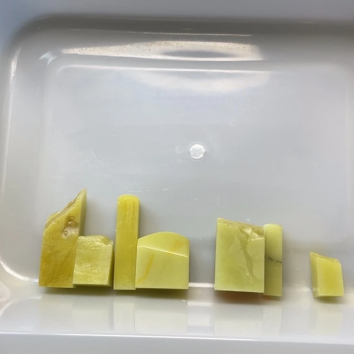 止***庐青田石印石7方小料