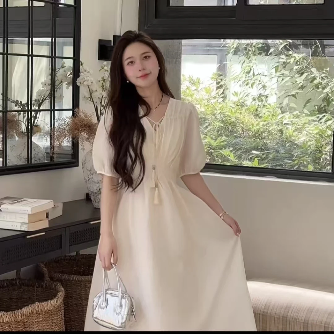 606/58218/130 时尚气质宽松休闲百搭连衣裙