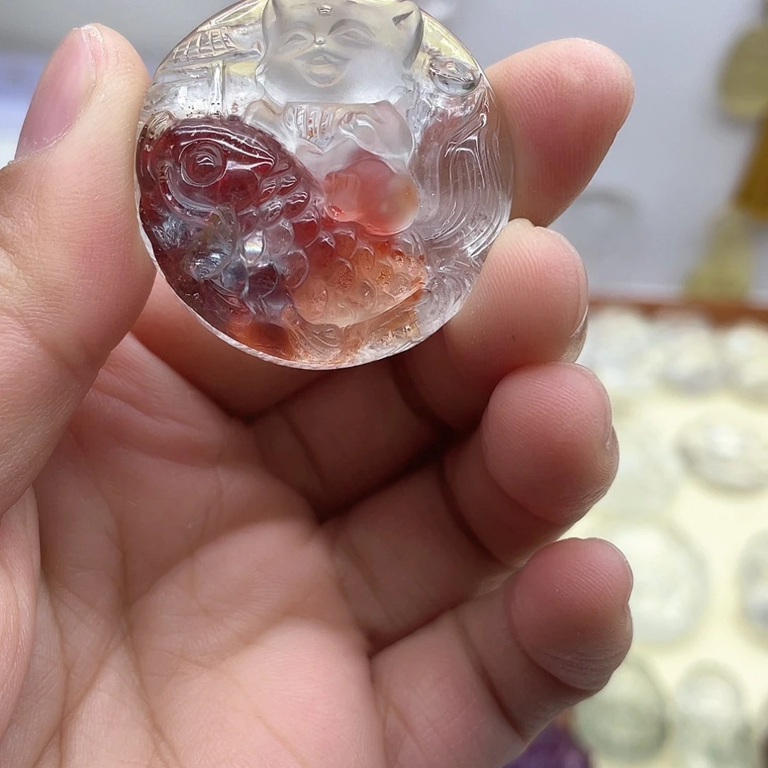 水晶吊坠(赠链)未镶嵌小*