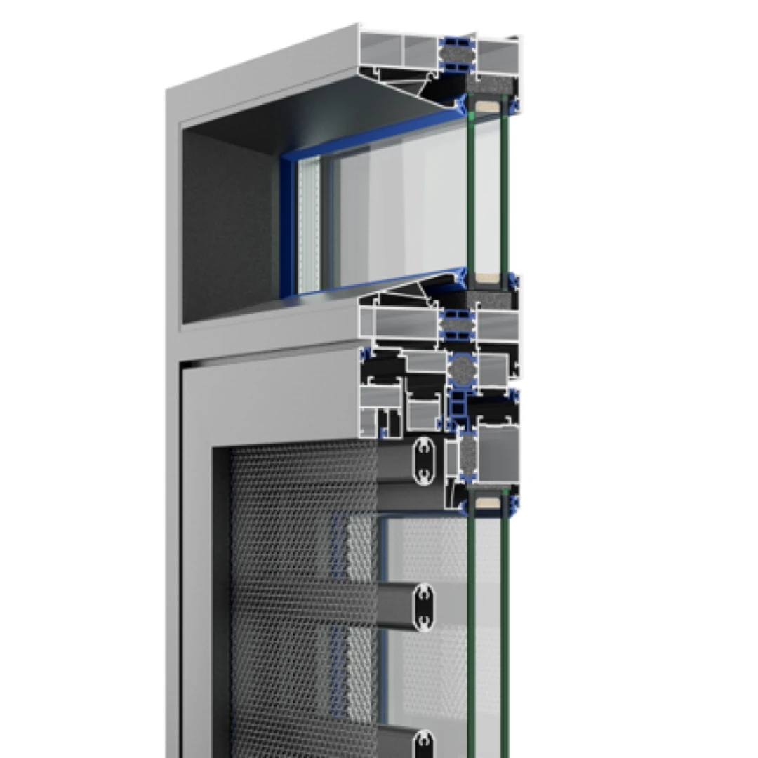 断桥铝门窗隔音隔热系统平开窗免费测量安装售后