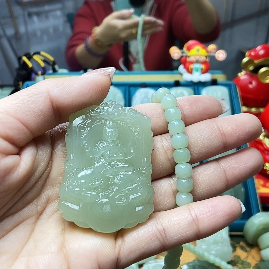 和田玉颈饰未镶嵌许****华