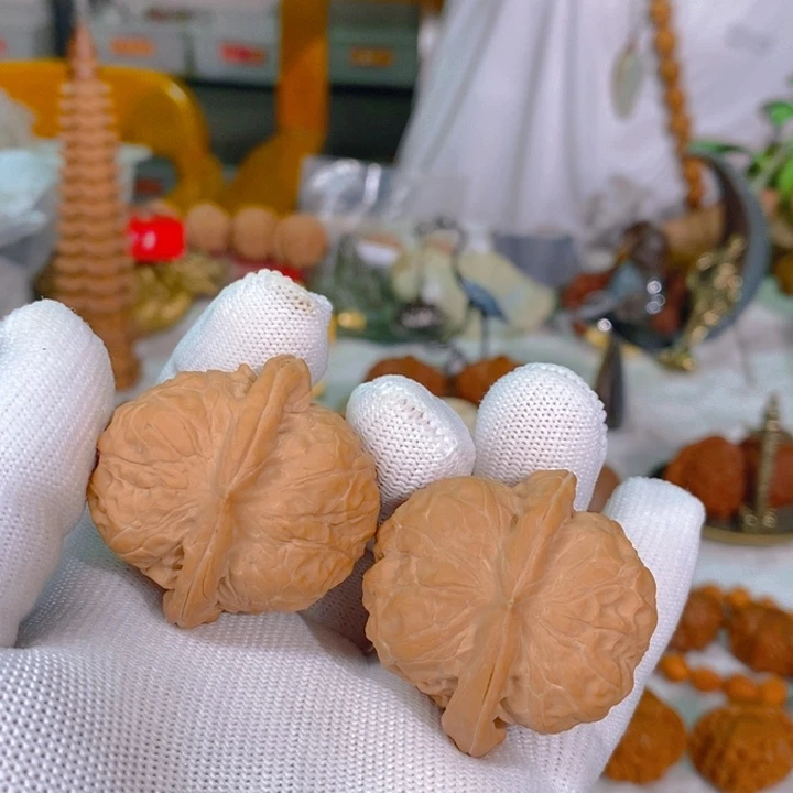 文玩核桃把件达摩