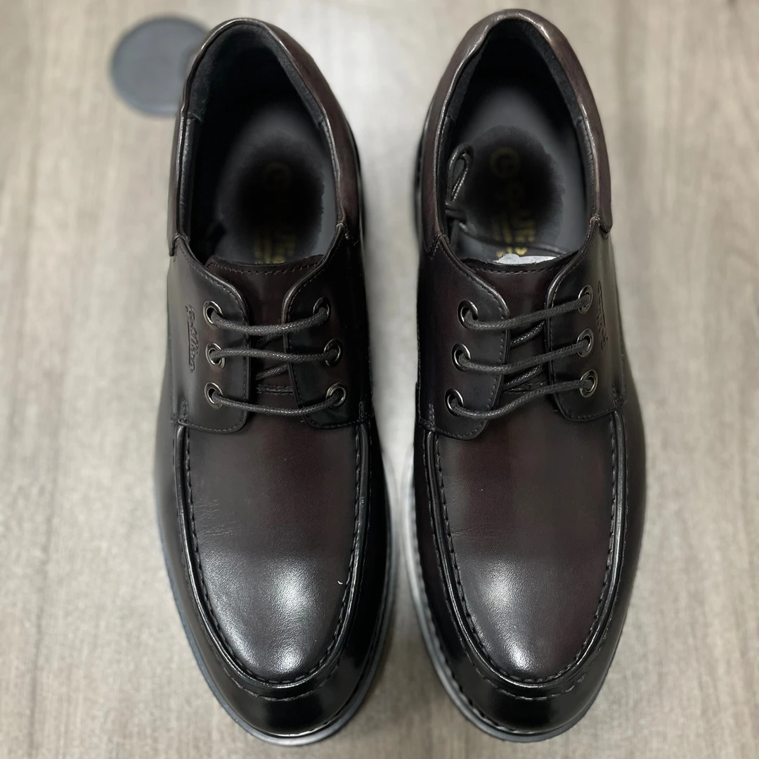 金家男鞋 断码撤柜尾货 商务正装皮鞋 头层牛皮材质 橡胶底 金四