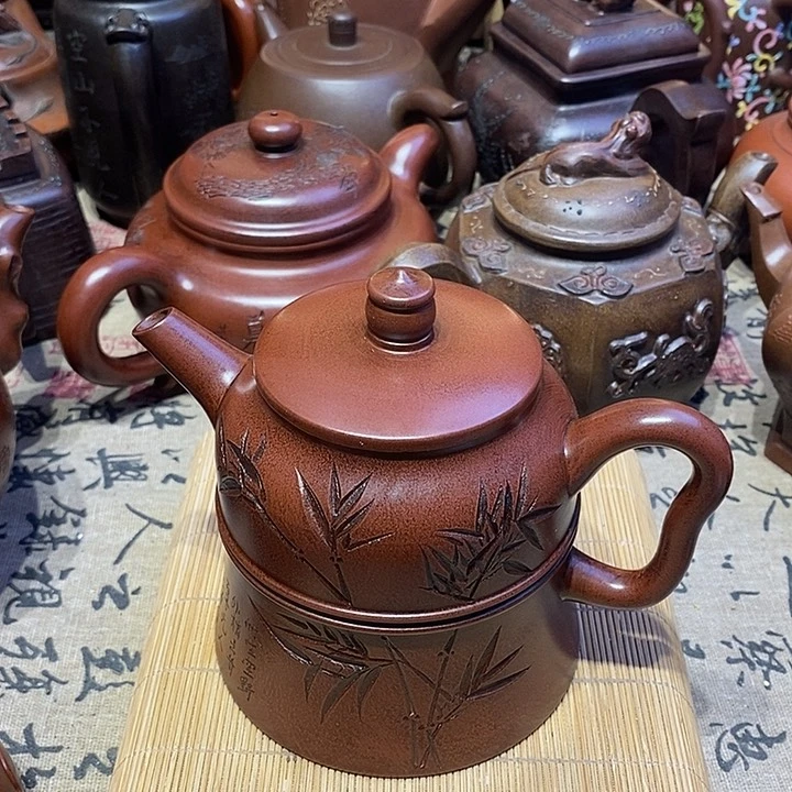 茶壶紫砂老*紫砂壶。