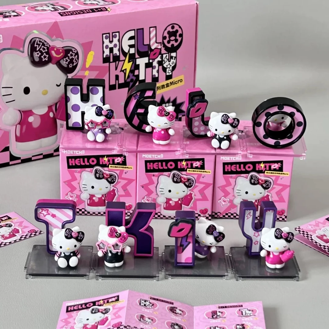 Hello Kitty街头潮变系列正版盲盒微盒萌粒手办