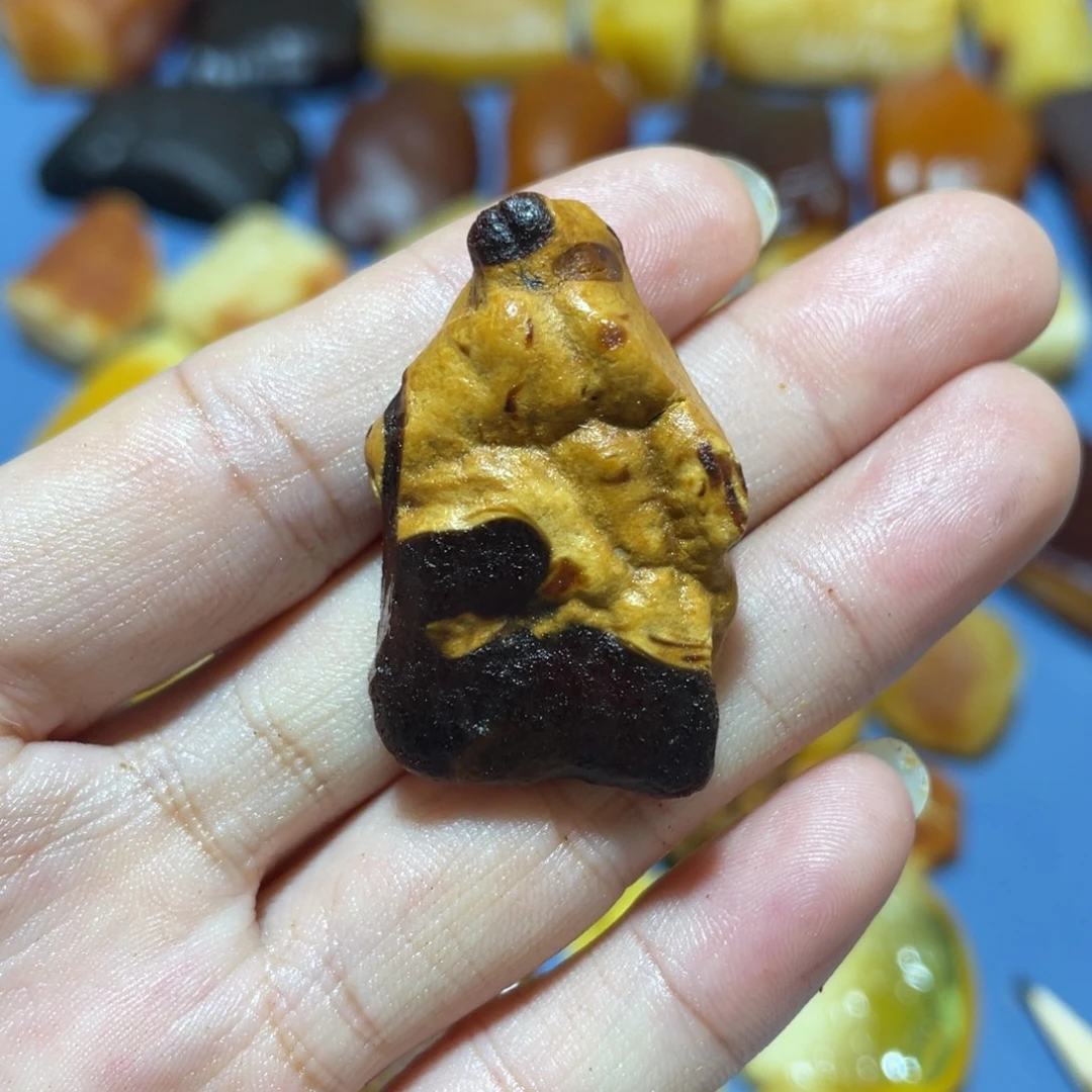 定制蜜蜡未镶嵌花蜡