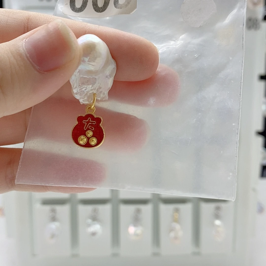 颈饰合金淡水珍珠
