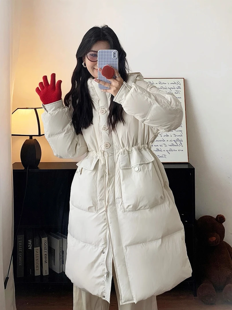 女宽松型长款羽绒服41-