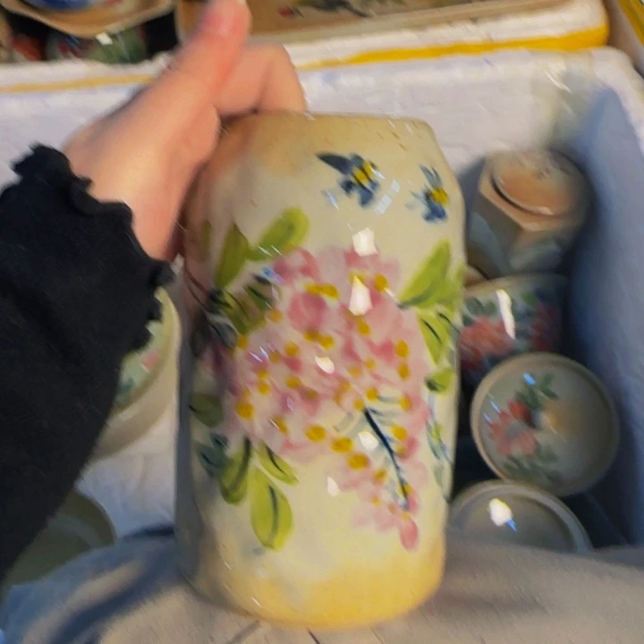 瓷片景德镇陶瓷手工手绘