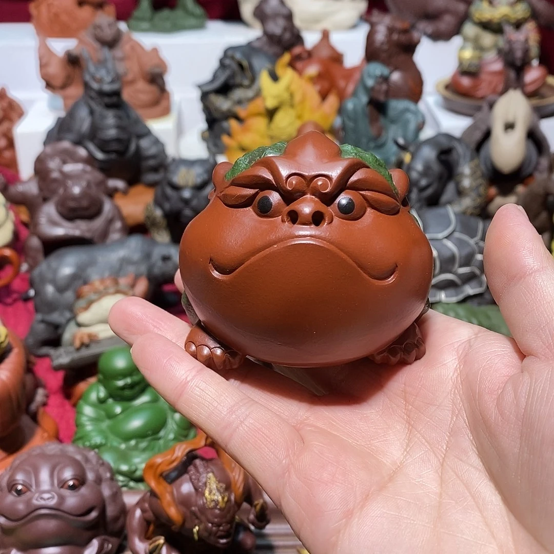 紫砂茶宠宜兴紫砂金蟾