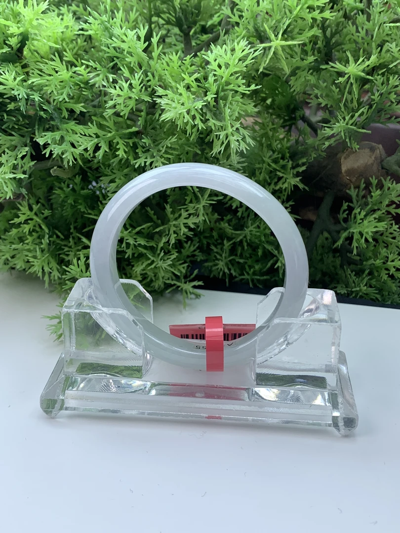 【刘思懿】天然缅甸A货翡翠手镯-K-17