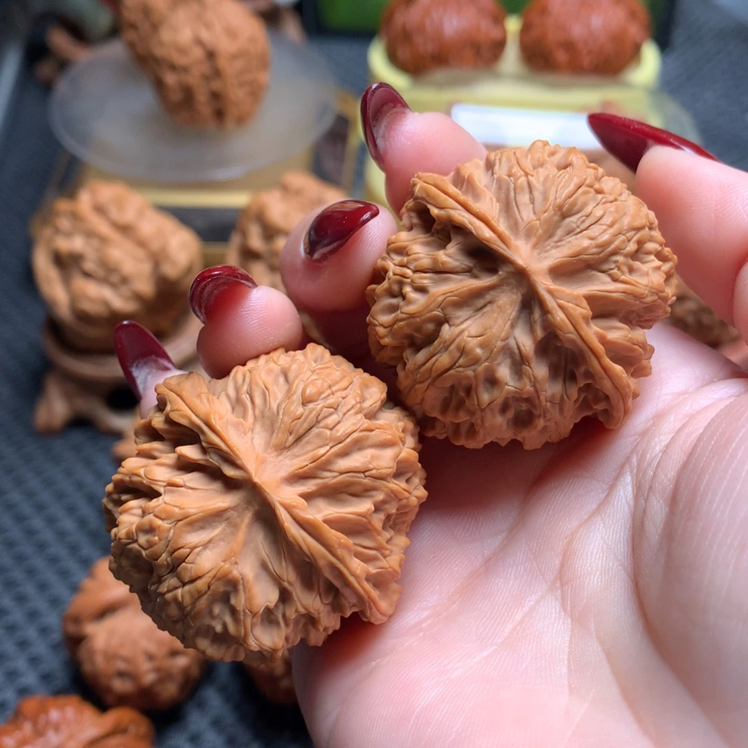 把件文玩核桃40全品苹果园