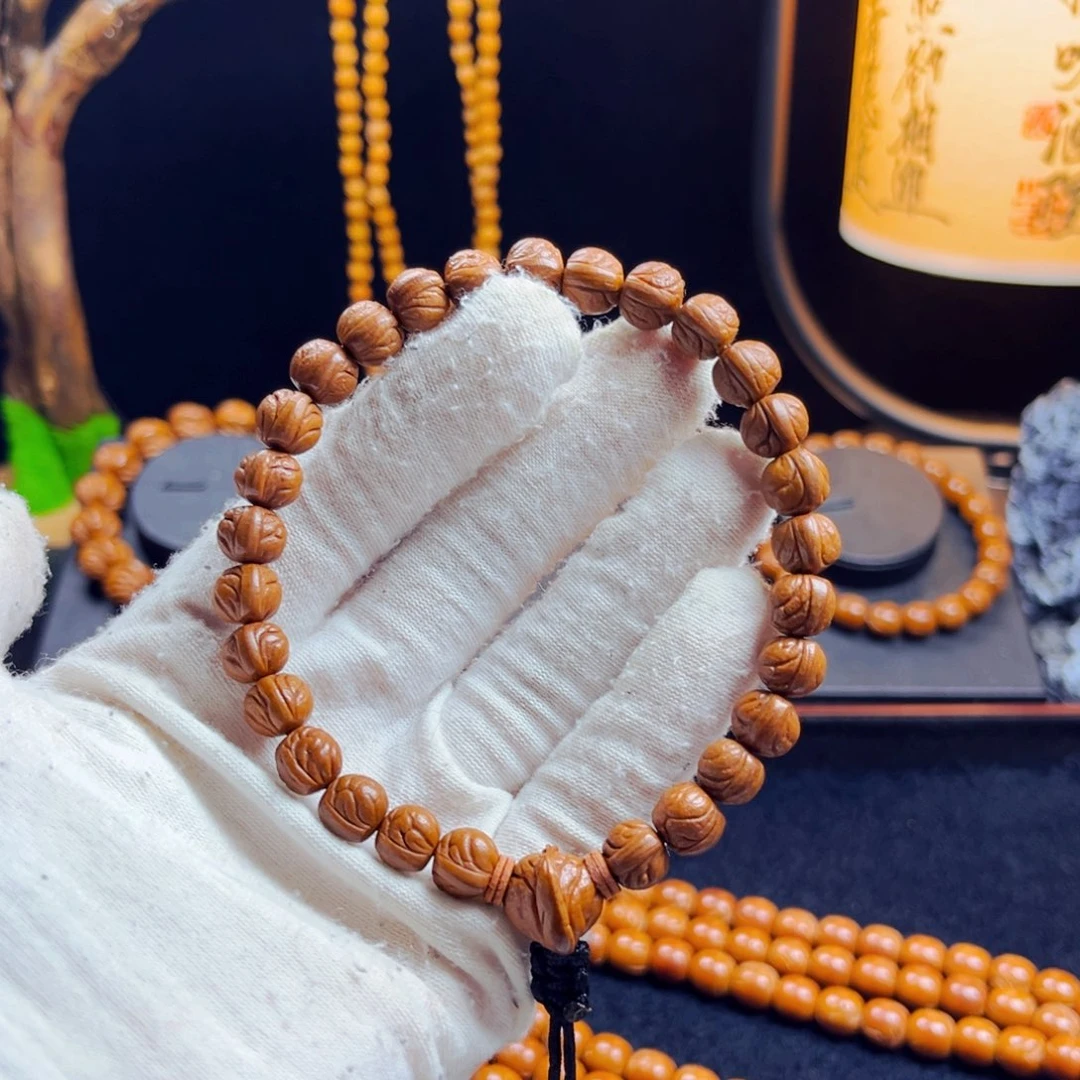 无***极桃核吊坠野生桃核