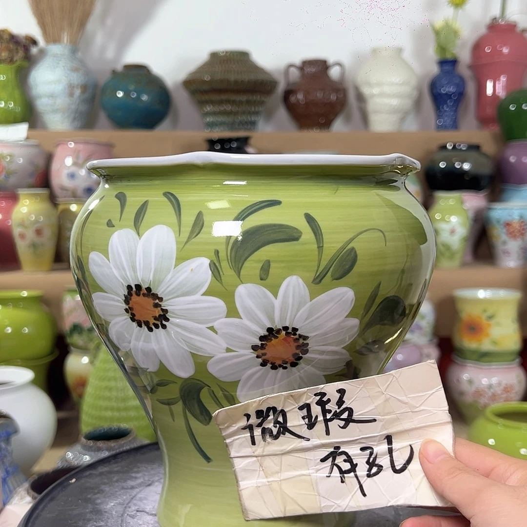 景德镇陶瓷花盆花器瑕222