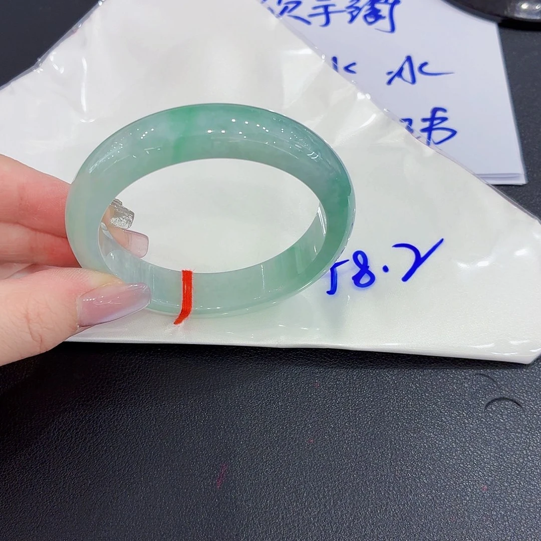 未镶嵌手镯翡翠天然缅甸翡翠手镯58