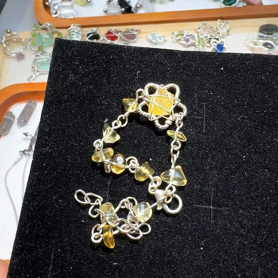 她***胖大理石磁石手工制作的饰品