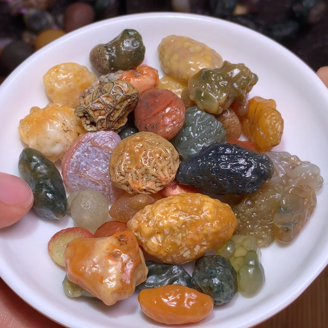 未镶嵌玛瑙/玉髓珠宝半成品