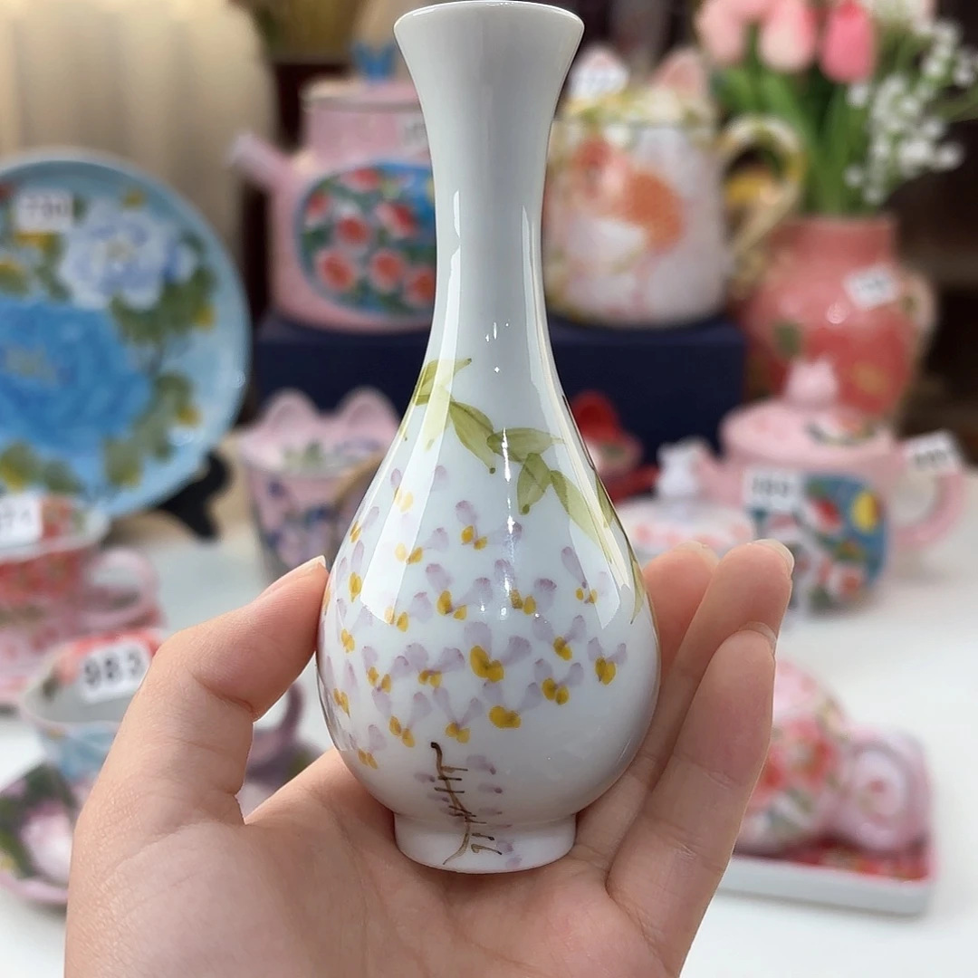 景德镇手绘高温釉下彩陶瓷茶具