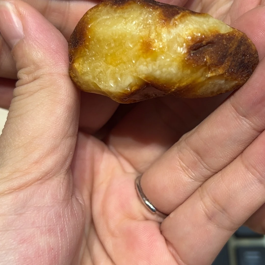 烦***杙定制琥珀未镶嵌蜜蜡