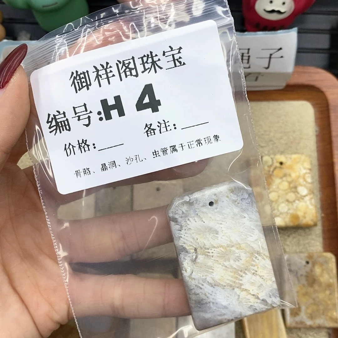 硅化珊瑚（珊瑚玉）A未镶嵌元*