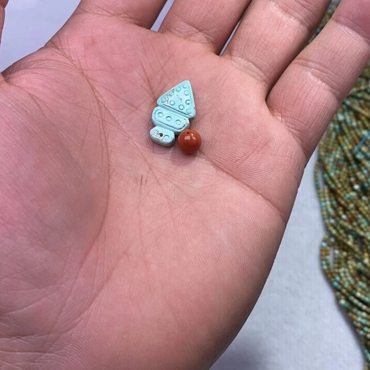 南红玛瑙发饰未镶嵌