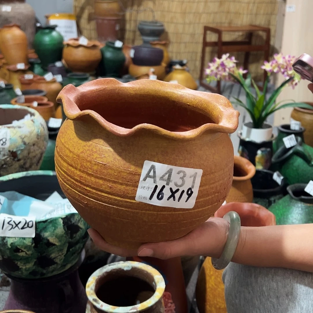 黄色花边无孔备注431