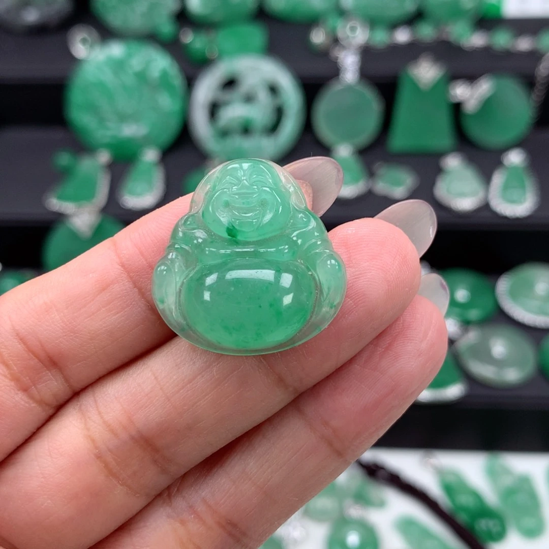 未镶嵌吊坠石英质玉（非洲翠）
