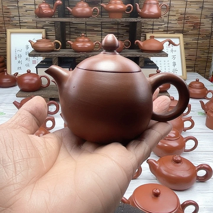 ?****?潮州朱泥手拉壶龙蛋壶