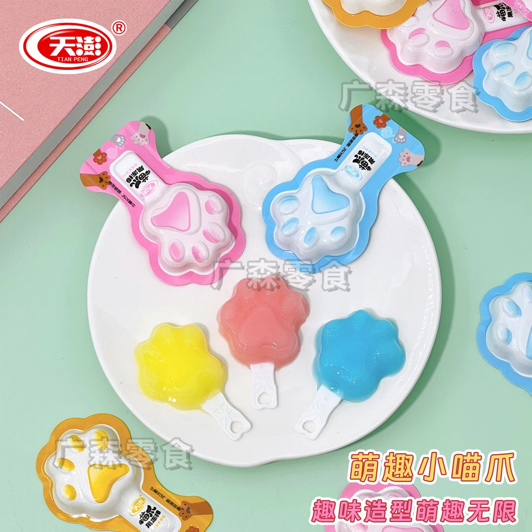 天澎猫爪果味棒果冻学生儿童独立包装零食喵爪卡通可爱造型水果味