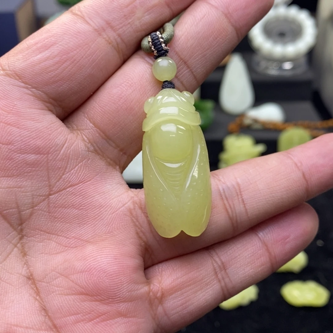 和田玉未镶嵌吊坠(不含链)