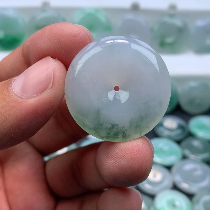 颈饰未镶嵌翡翠缅甸天然A货翡翠32.2-5.7