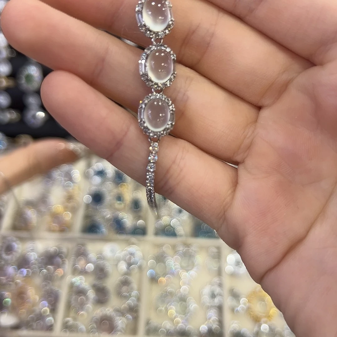 蛇纹石玉银S925镶嵌饰品p**p