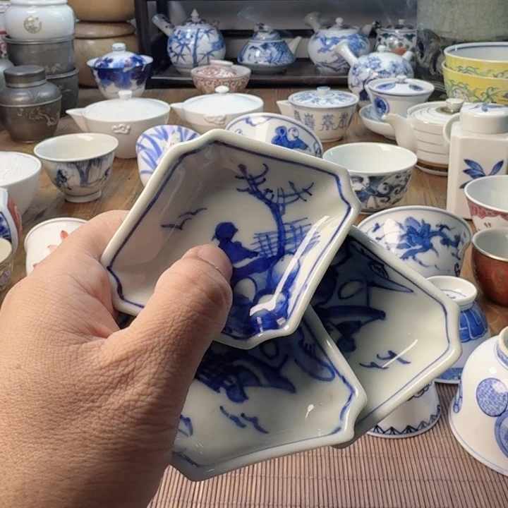 青花杯子茶具系列