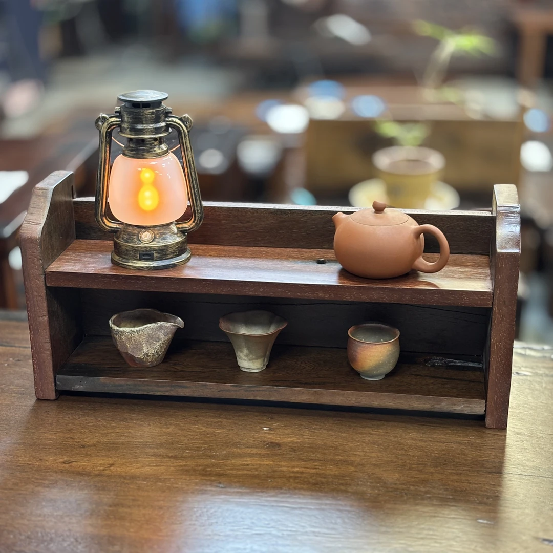 老船木茶台置物架/多功能置物架/工艺品/花架