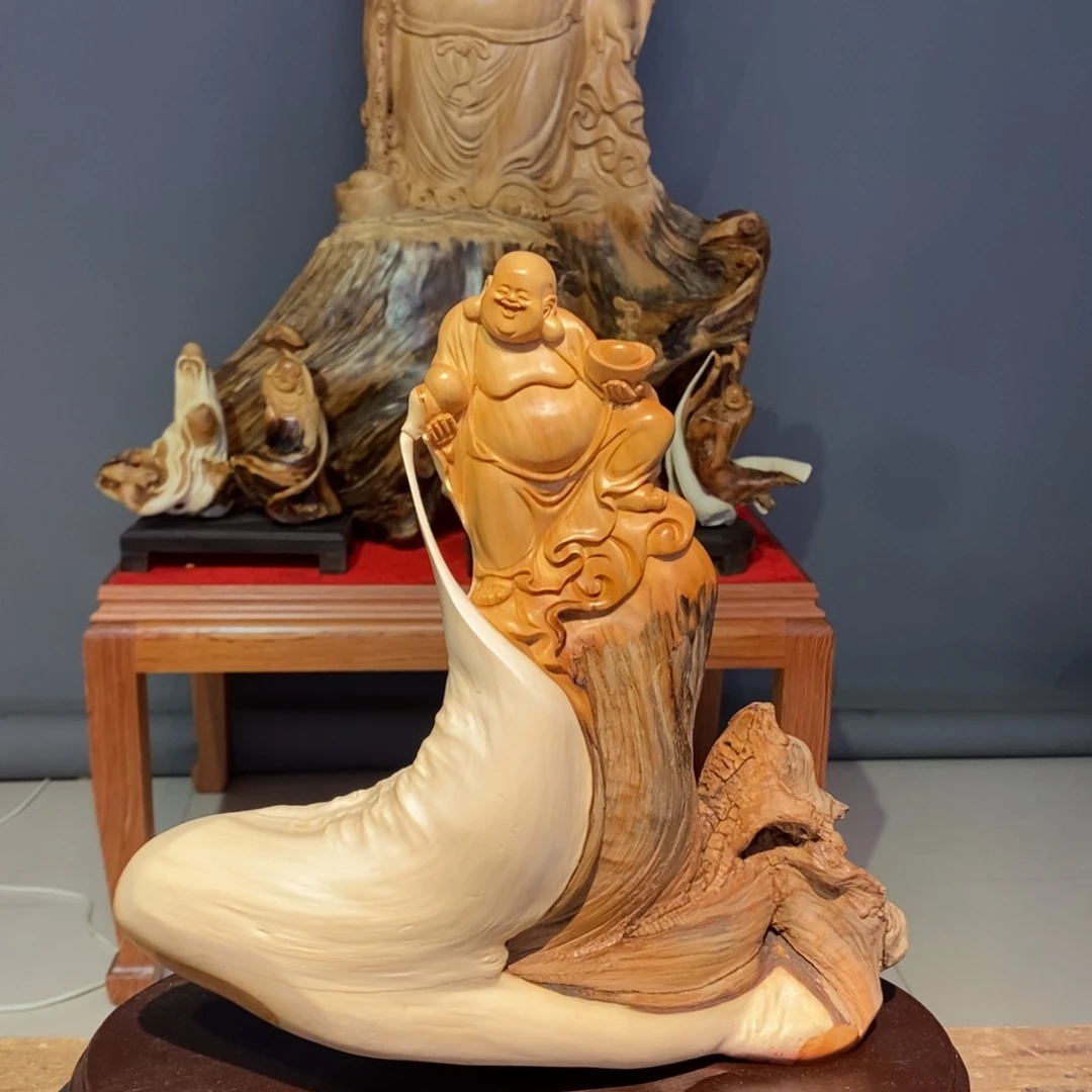 柏木（崖柏）碧*天崖柏木雕刻