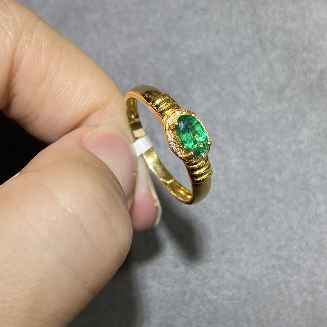 18k祖母绿戒指约0.60ct00038146精致轻奢