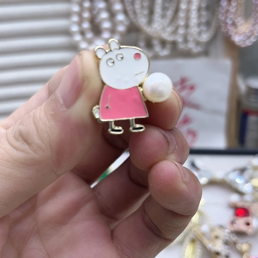 淡水珍珠吊坠(不含链)合金