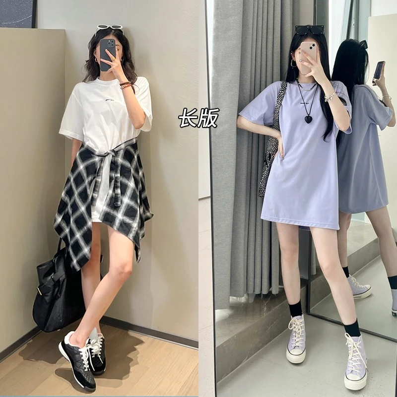 【特价捡漏】简爱T 撞色字母刺绣圆领休闲短袖显瘦网红美洋MEIYANG